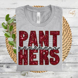 Panther Two Line Faux Sequin Design