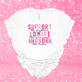Support Admire & Honor