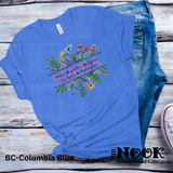 Wildflower Personalized Tees for Mother's Day