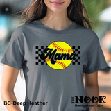Checkered Softball Mama