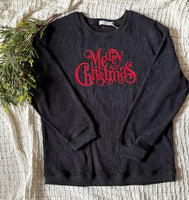 Merry Christmas Corded Sweatshirt