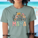 Mama With Wildflowers