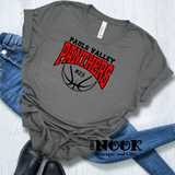 Panthers Arched Basketball Design