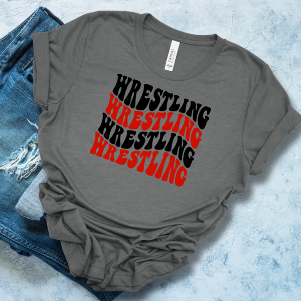 Wavy Wrestling Design