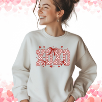 XOXO Checkered Valentine Couquette