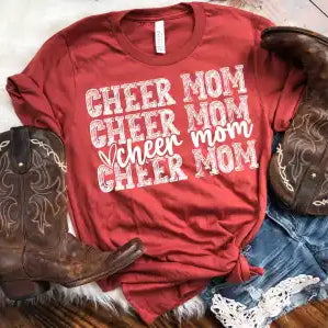 Cheer Mom Stacked Design